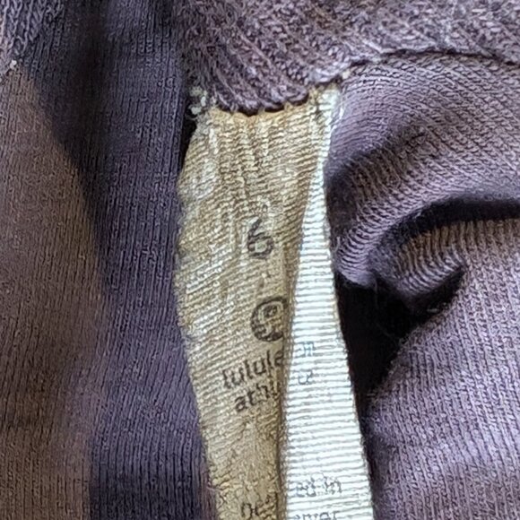 Purple Tie Dye Lululemon High Collar Jacket Size 6 - Picture 5 of 5